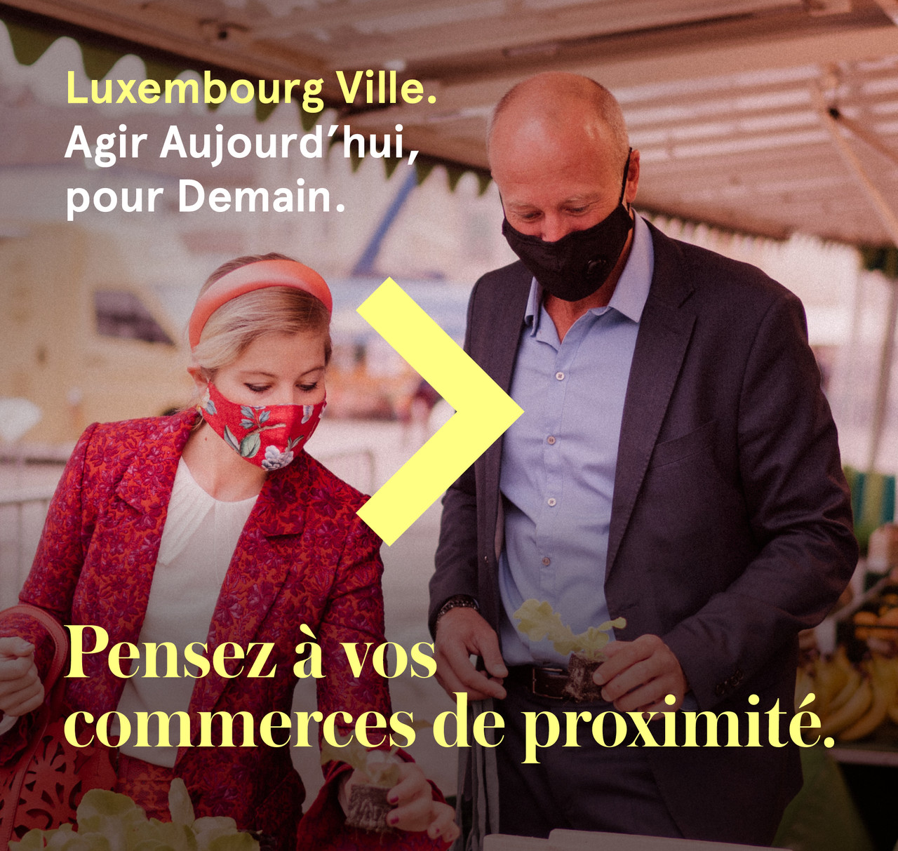 Affiche Achetons local