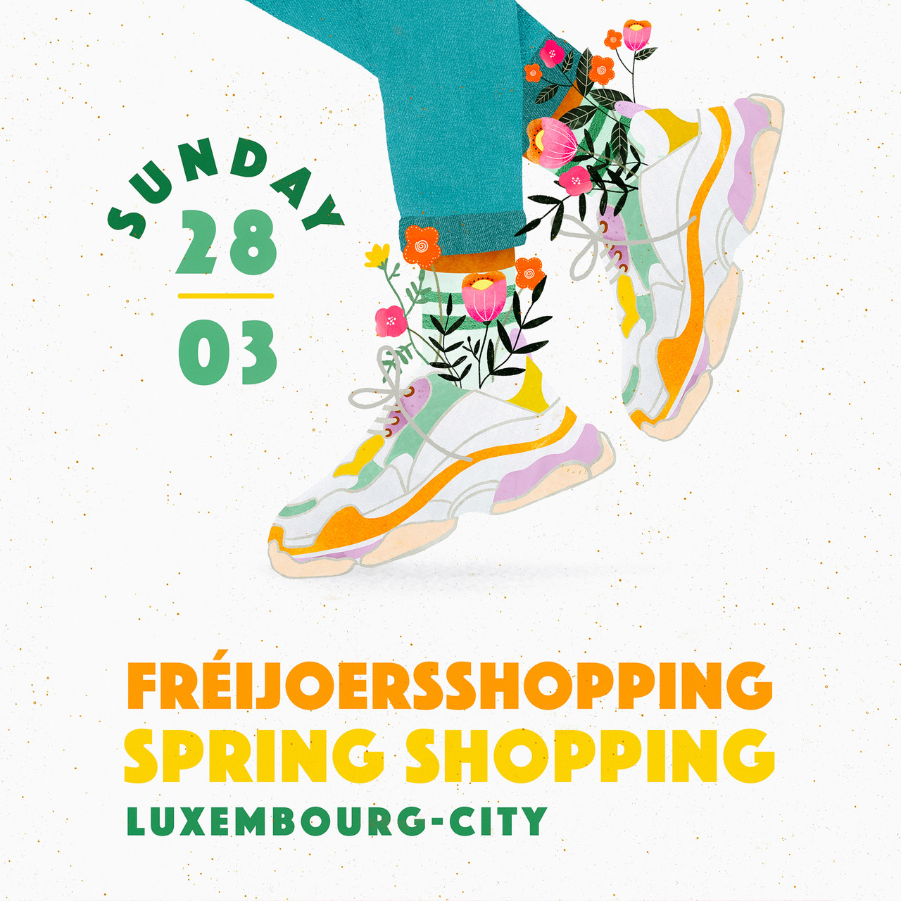 Affiche Fréijoersshopping