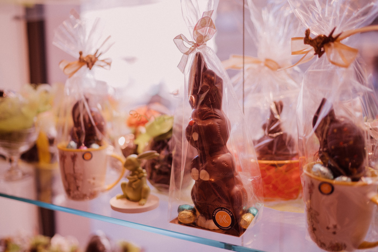 Lapins en chocolat