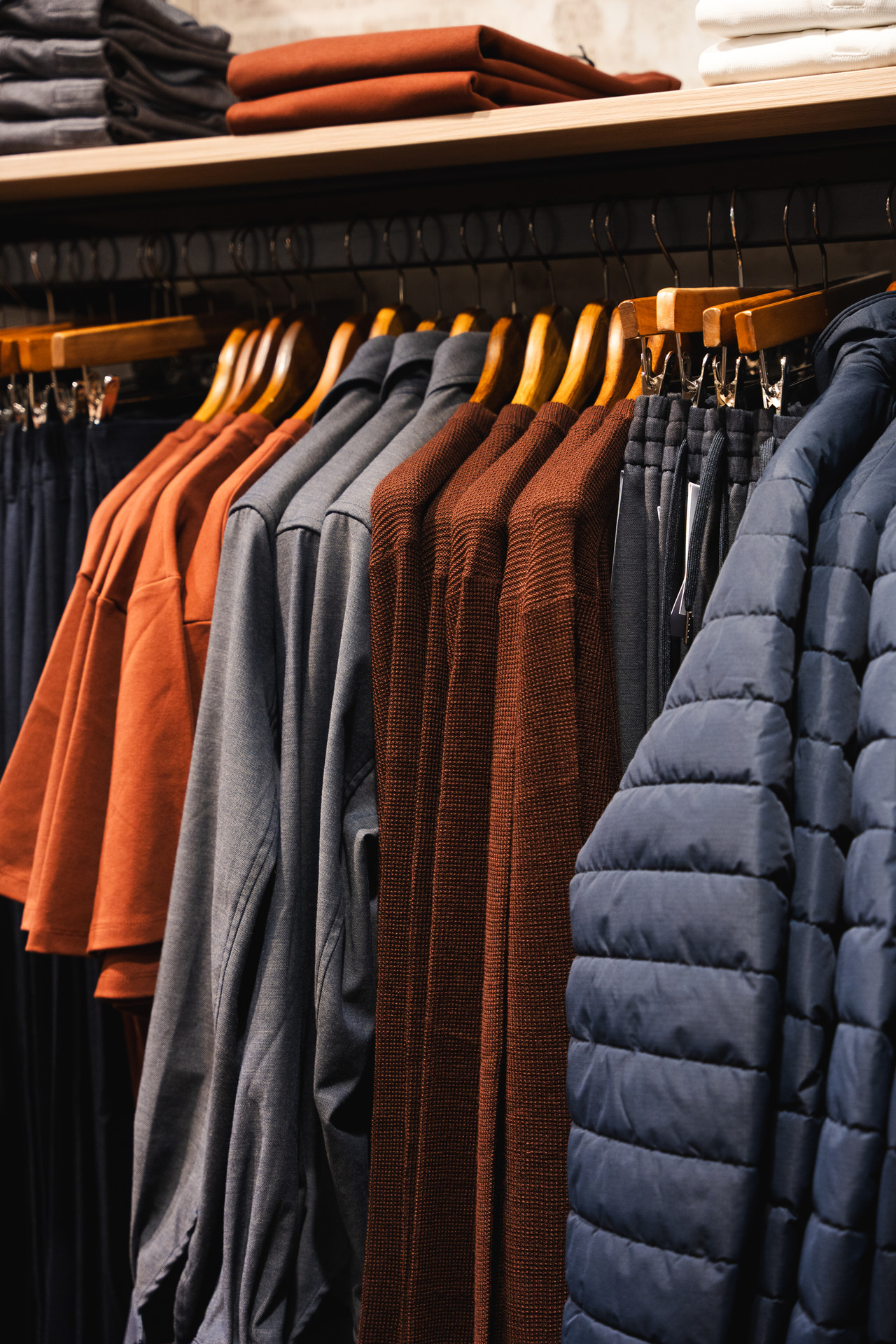 Assortiment vêtements hommes