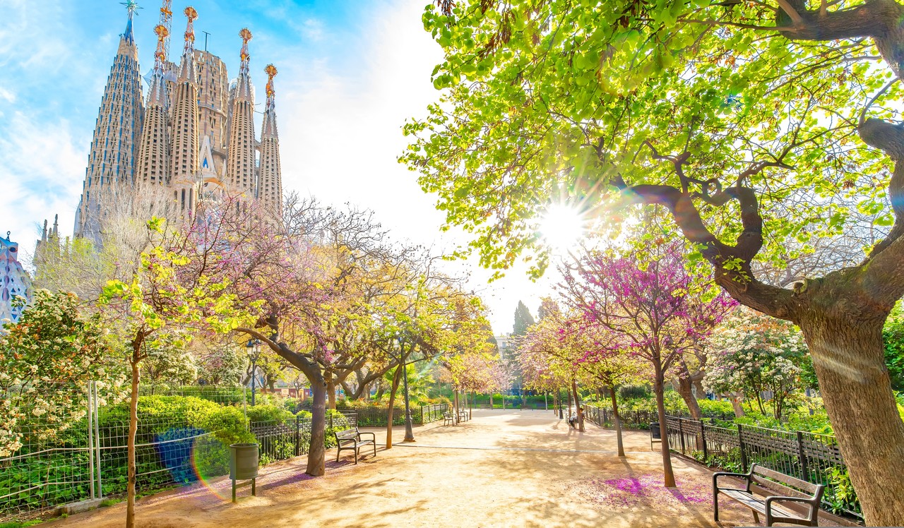 Vue de la Sagrada Familia 