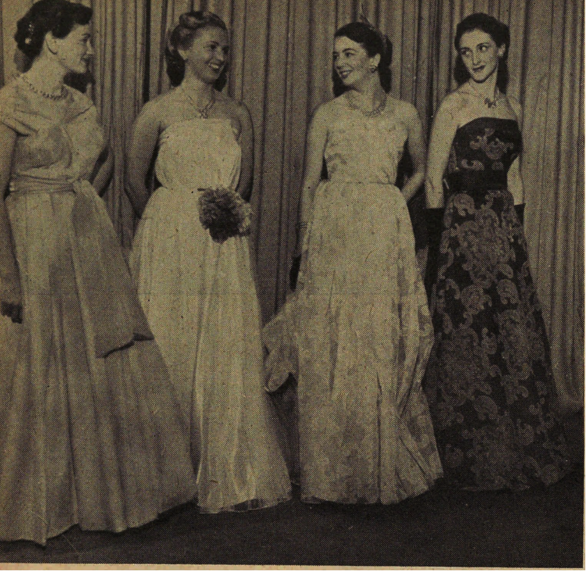 délifé de mode mannequins 1951