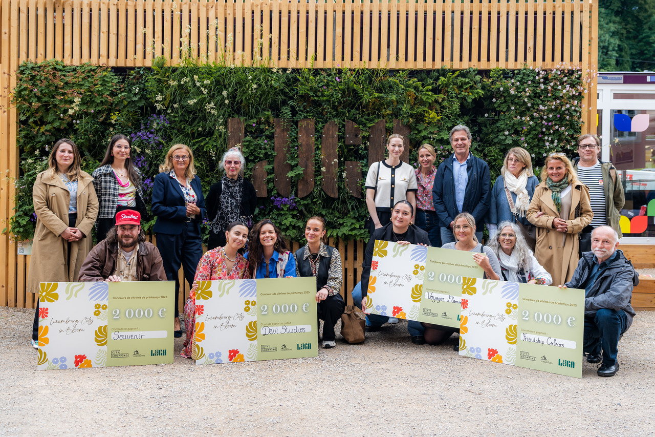 Gagnants Concours de vitrines Luxembourg-city in Bloom