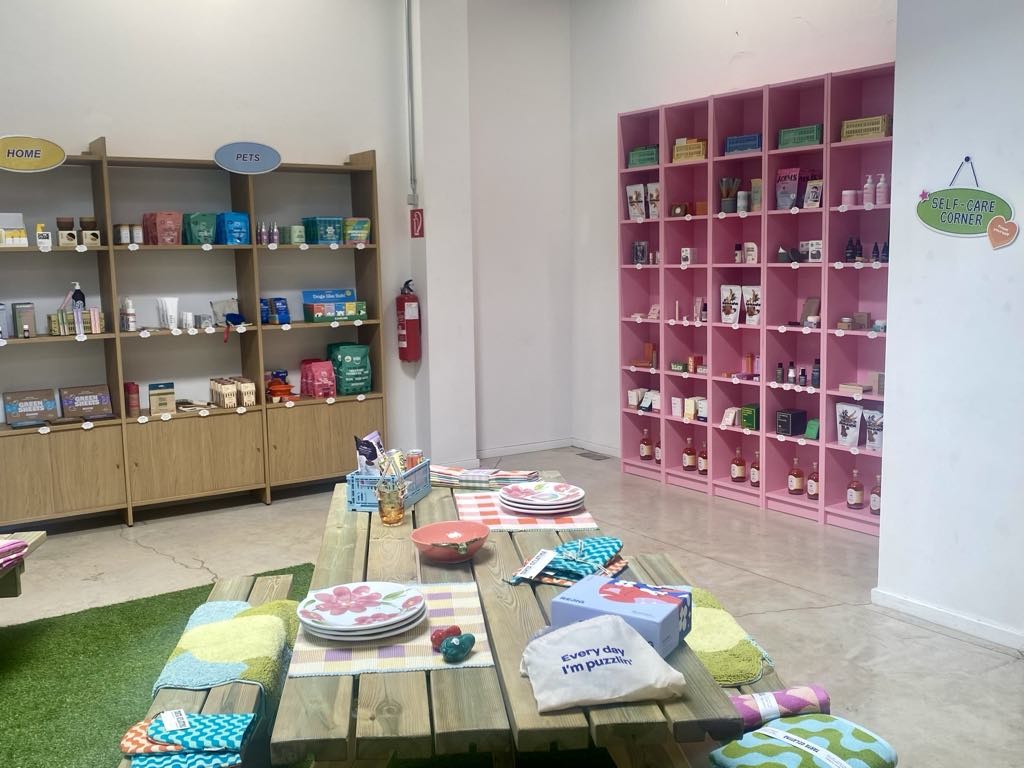 Back of store