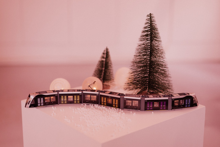 Tram service extended to Luxembourg Central Station Miniature de tram