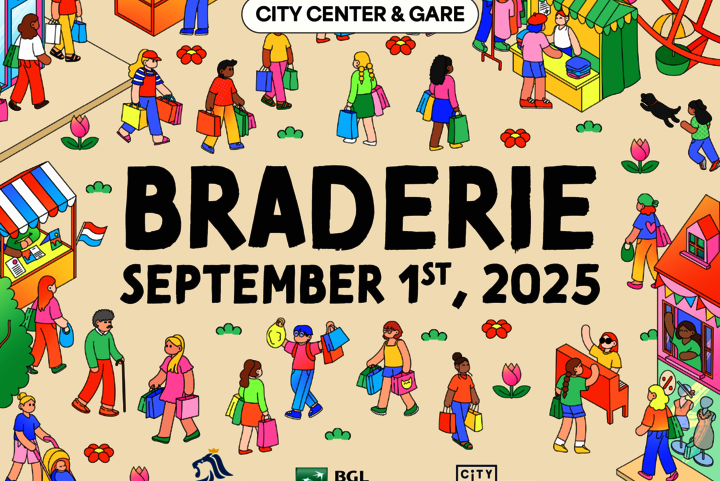 Save the Date: The Grande Braderie Returns on 1 September in Luxembourg City! Visuel Braderie 2025
